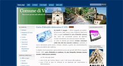 Desktop Screenshot of comune.vo.pd.it